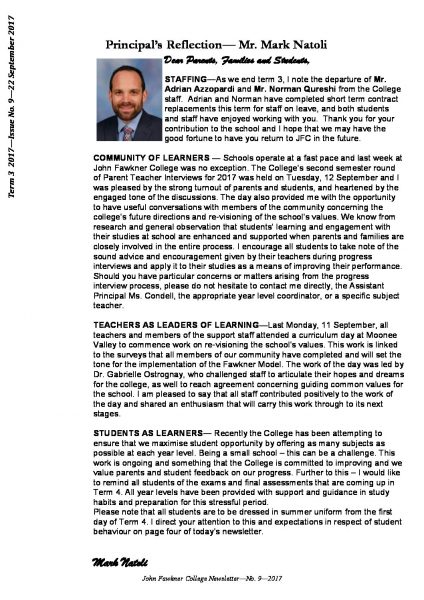 Newsletter - Issue 9